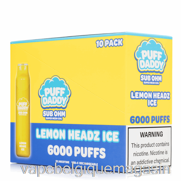 Jus De Vape [paquet De 10] Puff Daddy 6000 Jetable
